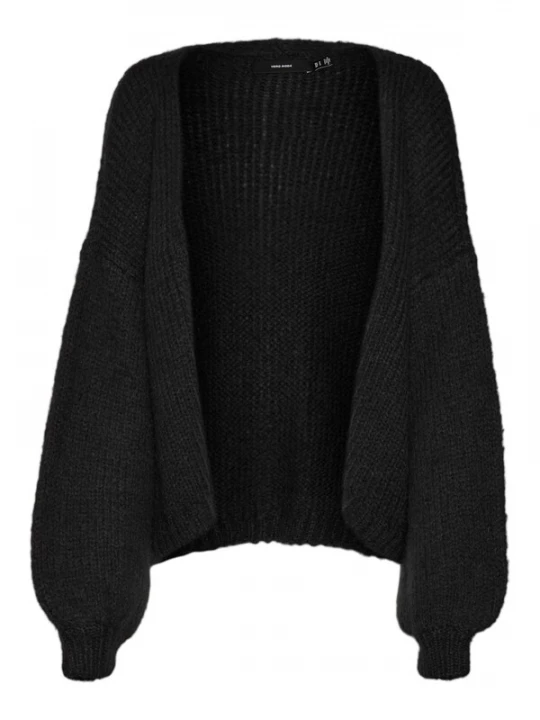 Foto van product VERO MODA Gebreid vest 'VMMaybe' zwart