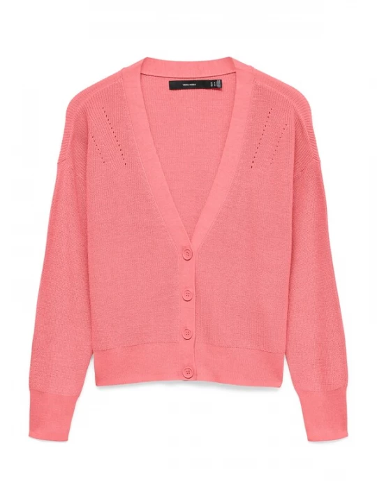Foto van product VERO MODA Gebreid vest 'VMNew Lexsun' koraal