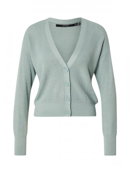 Foto van product VERO MODA Gebreid vest 'VMNew Lexsun' mintgroen