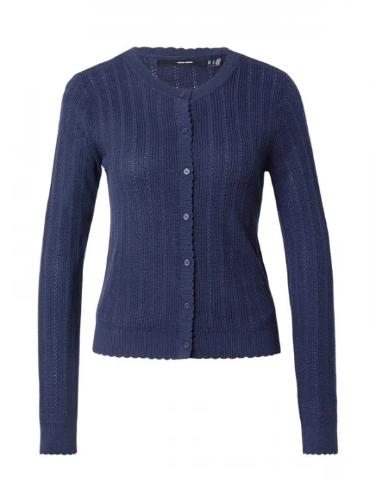 Foto van product VERO MODA Gebreid vest 'VMNewlex' donkerblauw