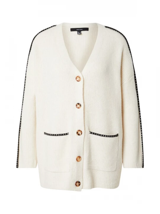 Foto van product VERO MODA Gebreid vest 'VMZora' beige / zwart