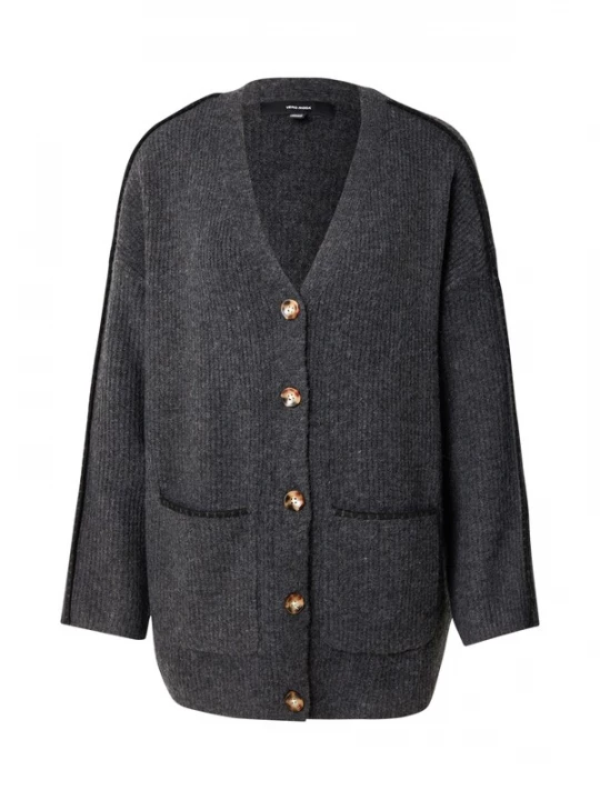 Foto van product VERO MODA Gebreid vest 'VMZora' donkergrijs