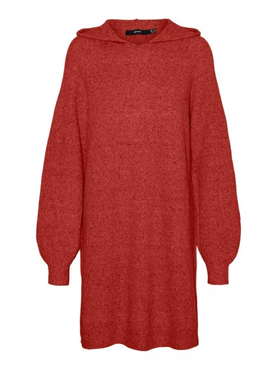 Foto van product VERO MODA Gebreide jurk 'DOFFY' rood