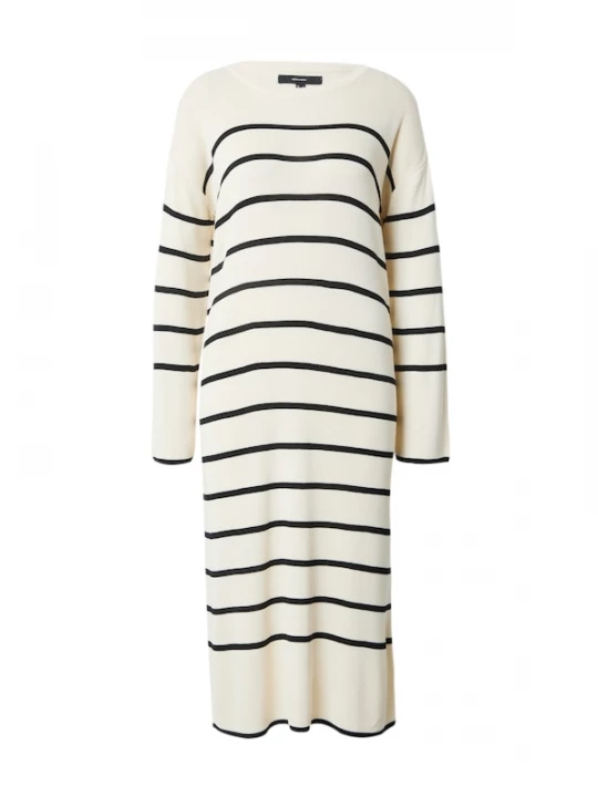 Foto van product VERO MODA Gebreide jurk 'Joana' beige / zwart