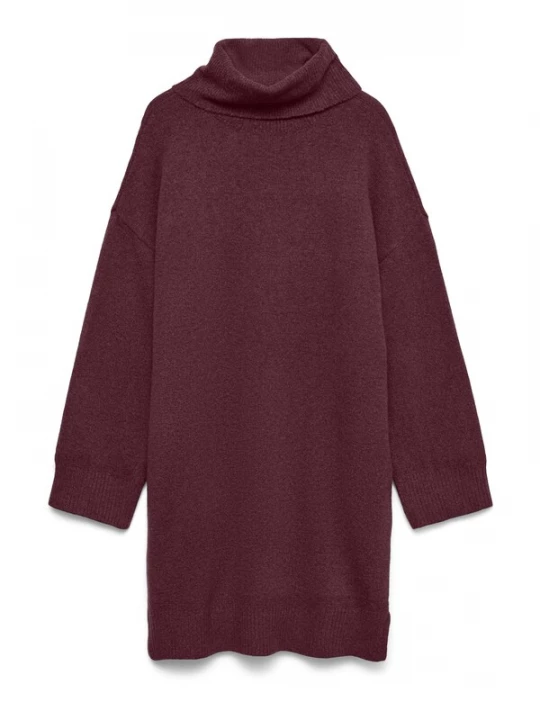 Foto van product VERO MODA Gebreide jurk 'VMAQUARIUS' wijnrood