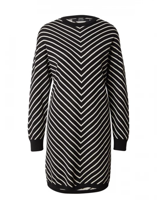 Foto van product VERO MODA Gebreide jurk 'VMCarpricorn' zwart / wit