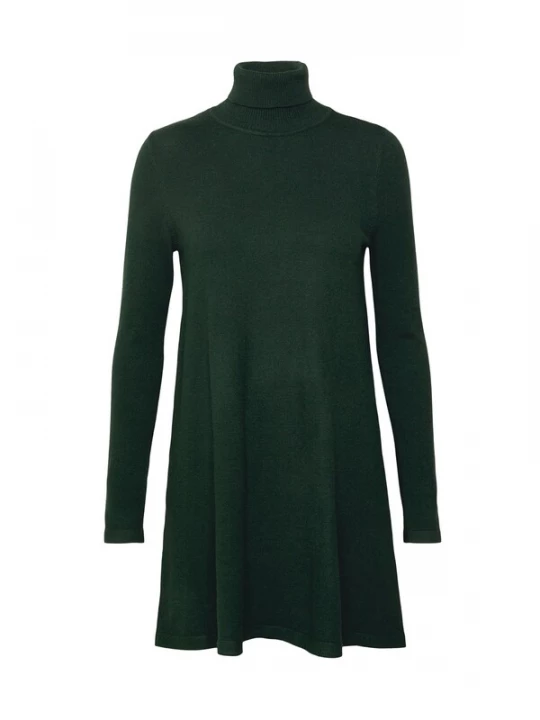 Foto van product VERO MODA Gebreide jurk 'VMHappiness' donkergroen