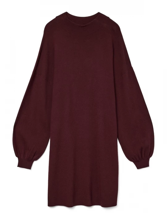 Foto van product VERO MODA Gebreide jurk 'VMNANCY' bourgogne