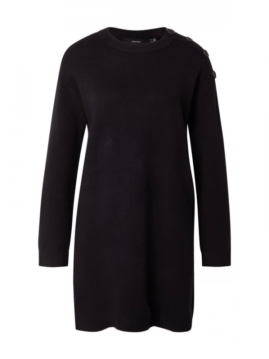 Foto van product VERO MODA Gebreide jurk 'VMSABA' zwart