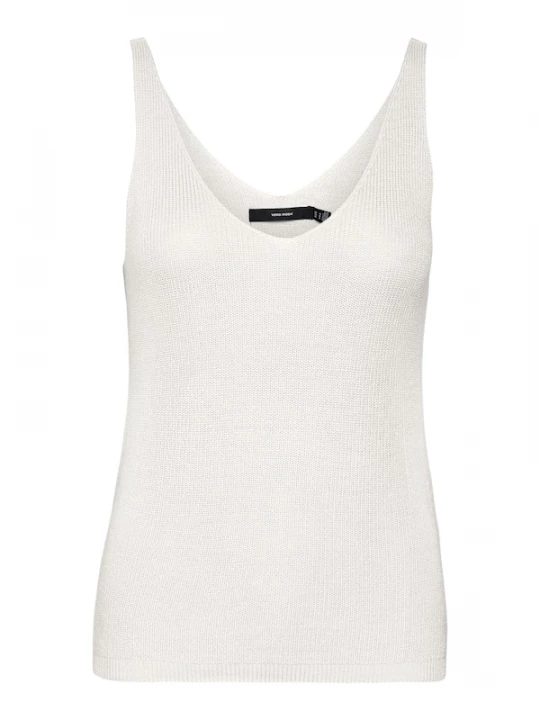 Foto van product VERO MODA Gebreide top 'VMNew Lex' wit