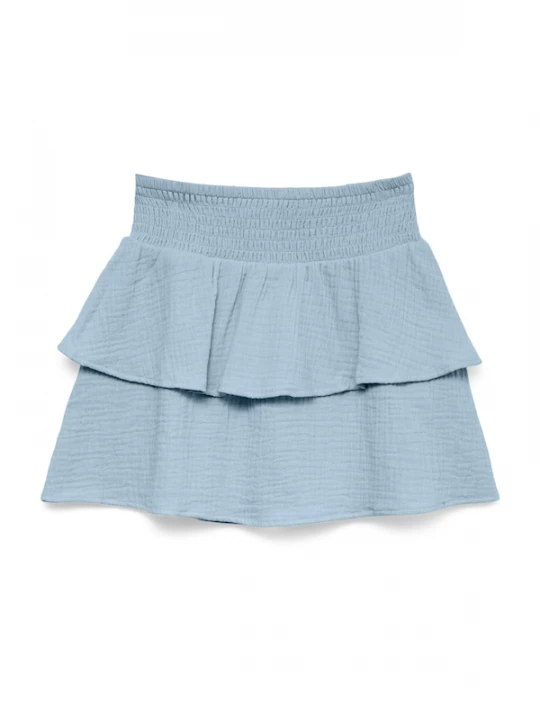 Foto van product Vero Moda Girl Rok 'VMNatali' lichtblauw