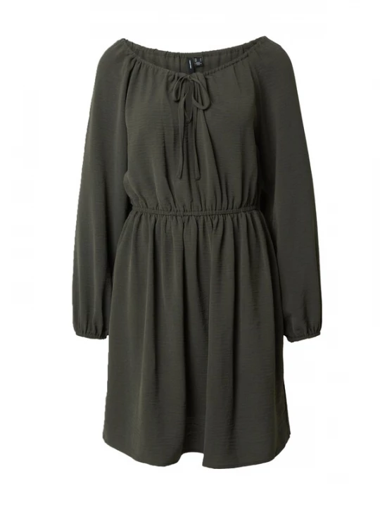 Foto van product VERO MODA Jurk 'ALVA' donkergroen