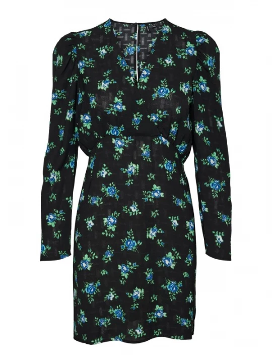 Foto van product VERO MODA Jurk 'BELLA' blauw / pastelblauw / groen / zwart