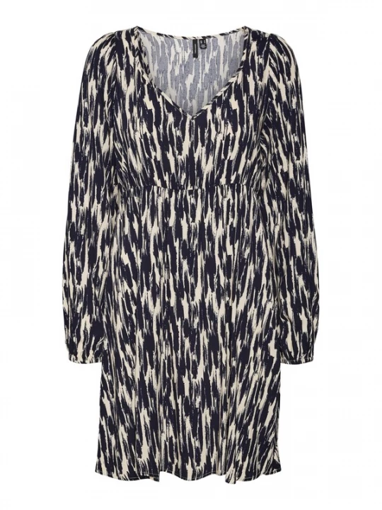Foto van product VERO MODA Jurk 'EASY JOY' beige / antraciet