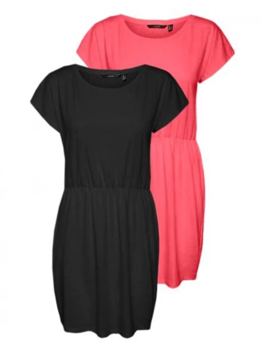 Foto van product VERO MODA Jurk 'LUNA' pink / zwart