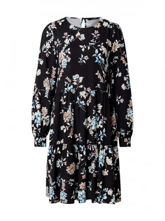 Foto van product VERO MODA Jurk 'NADS' lichtblauw / rosa / zwart / wit