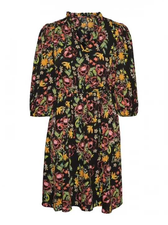 Foto van product VERO MODA Jurk 'Olivia' gemengde kleuren / zwart