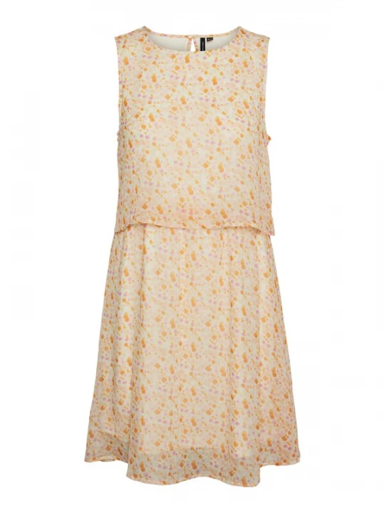 Foto van product VERO MODA Jurk 'SMILLA' safraan / sering / rosé / wolwit