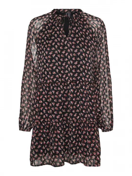 Foto van product VERO MODA Jurk 'SOFIA' oudroze / rood / zwart / offwhite
