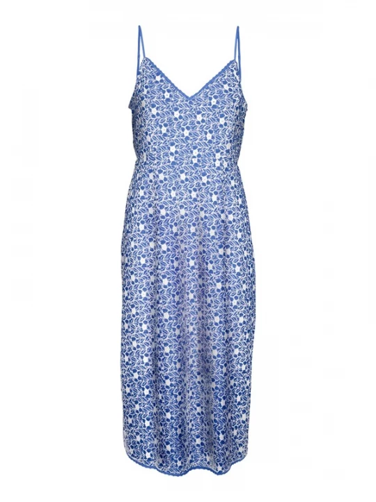Foto van product VERO MODA Jurk 'SONEY' blauw / wit
