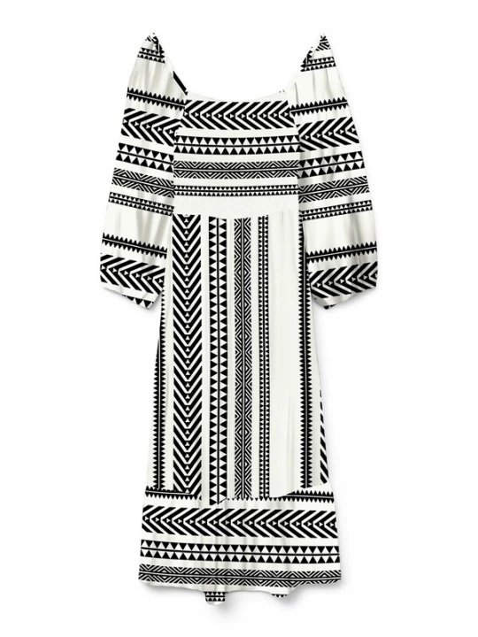 Foto van product VERO MODA Jurk 'VMDICTHE' zwart / wit