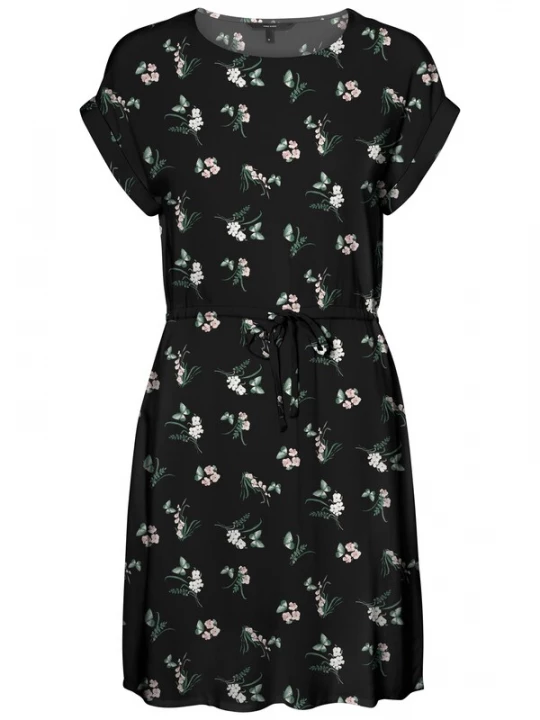 Foto van product VERO MODA Jurk 'VMEasy Joy' grasgroen / oudroze / zwart / wit