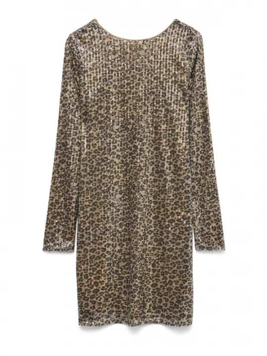 Foto van product VERO MODA Jurk 'VMHANYA' camel / donkerbeige / bruin
