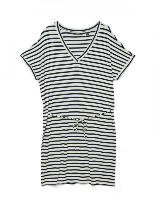 Foto van product VERO MODA Jurk 'VMHOLLY' navy / zilvergrijs