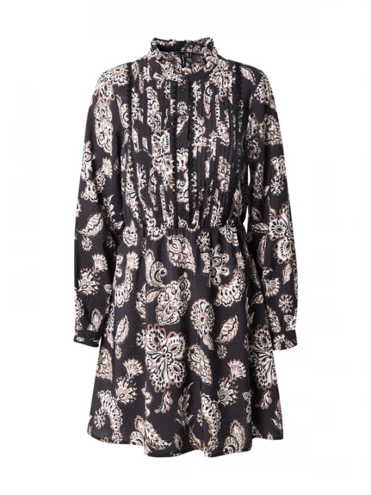 Foto van product VERO MODA Jurk 'VMJOSIE JOAN' brokaat / antraciet / wit