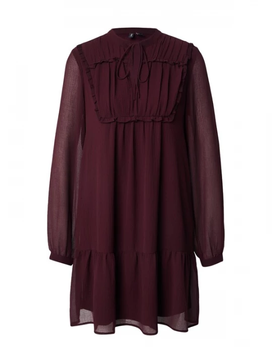 Foto van product VERO MODA Jurk 'VMLINEA' wijnrood