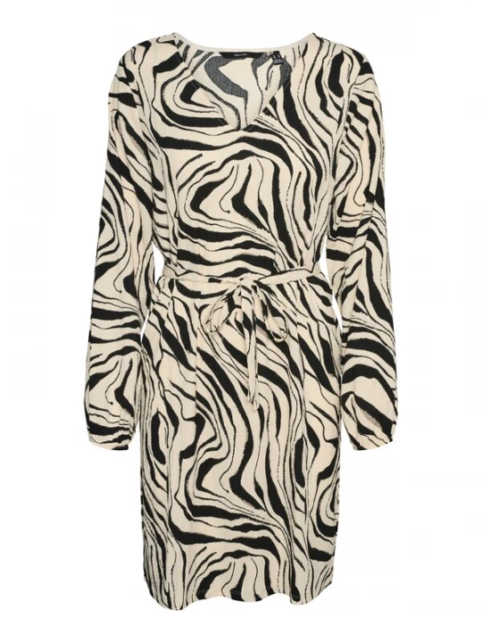 Foto van product VERO MODA Jurk 'VMPoet' crème / zwart