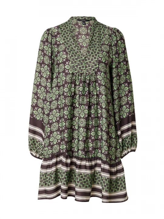 Foto van product VERO MODA Jurk 'VMRYA' antraciet / groen / wit