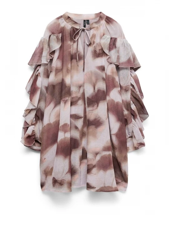Foto van product VERO MODA Jurk 'VMSabrina' lichtbruin / mauve