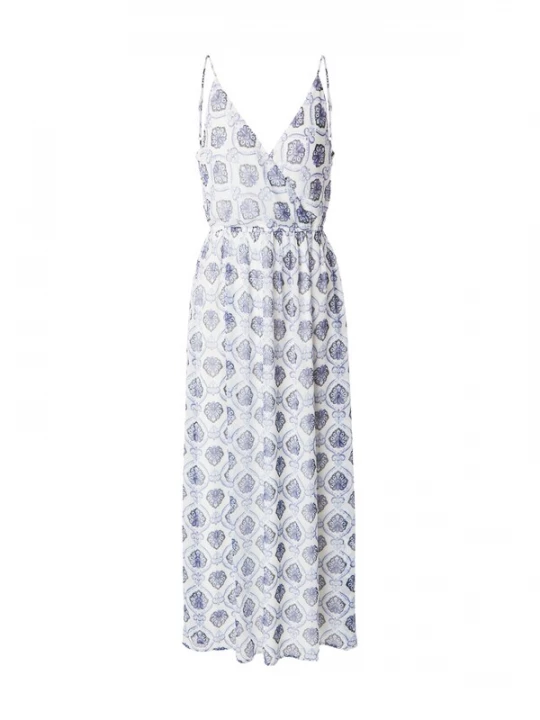 Foto van product VERO MODA Jurk 'VMSMILLA' donkerblauw / wit