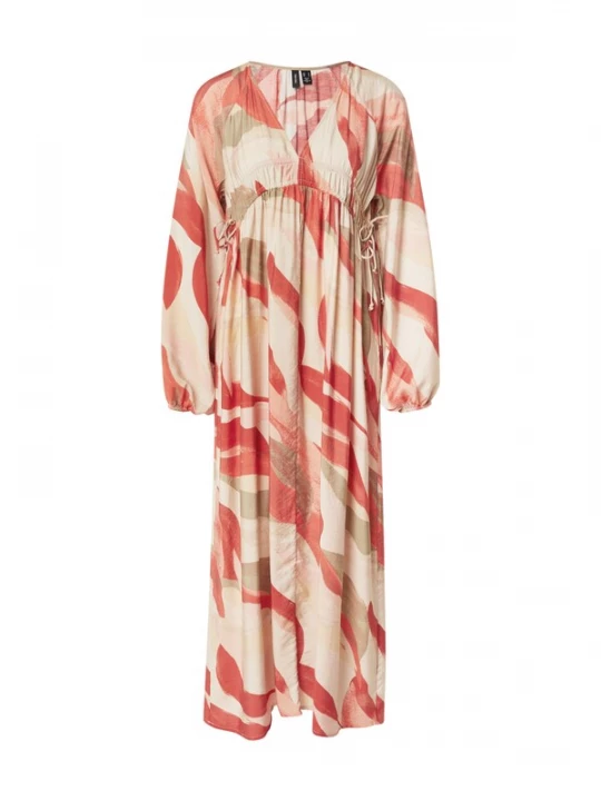 Foto van product VERO MODA Jurk 'VMTYRA' riet / perzik / pink / rood