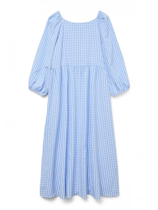 Foto van product VERO MODA Jurk 'VMVICHY' lichtblauw / wit