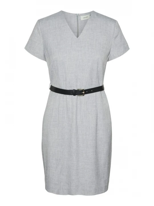 Foto van product VERO MODA Kokerjurk 'YOLANDA' grijs gemêleerd