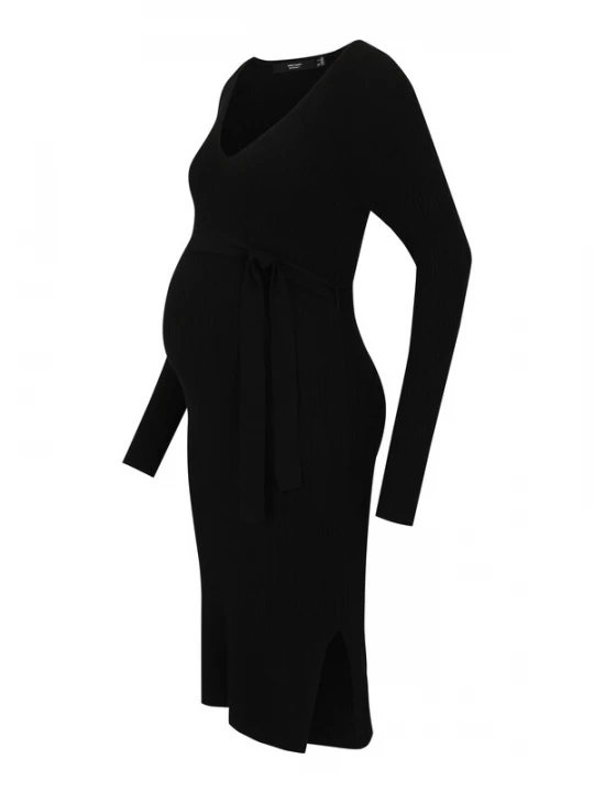 Foto van product Vero Moda Maternity Gebreide jurk 'VMMSaba' zwart