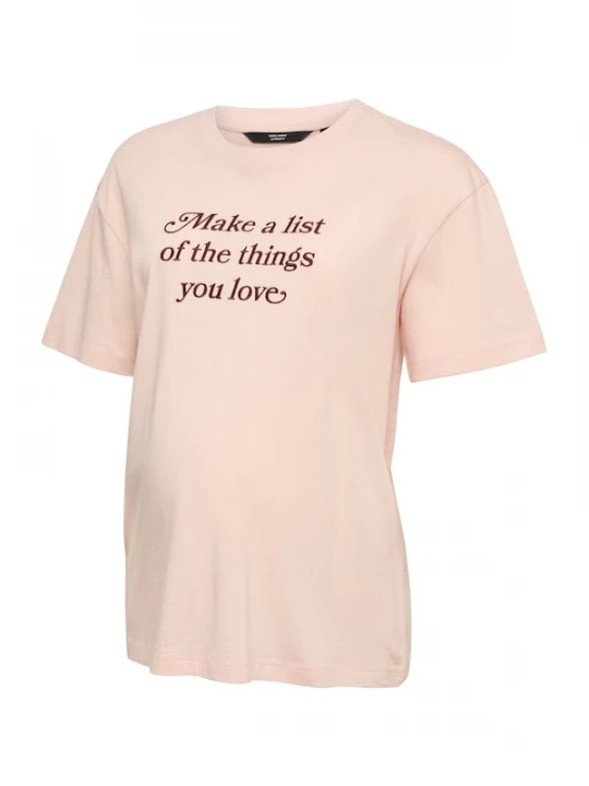Foto van product Vero Moda Maternity Shirt 'VMMJoan Mia' rosa / bourgogne