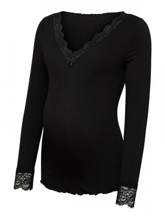 Foto van product Vero Moda Maternity Shirt 'VMMSkye' zwart