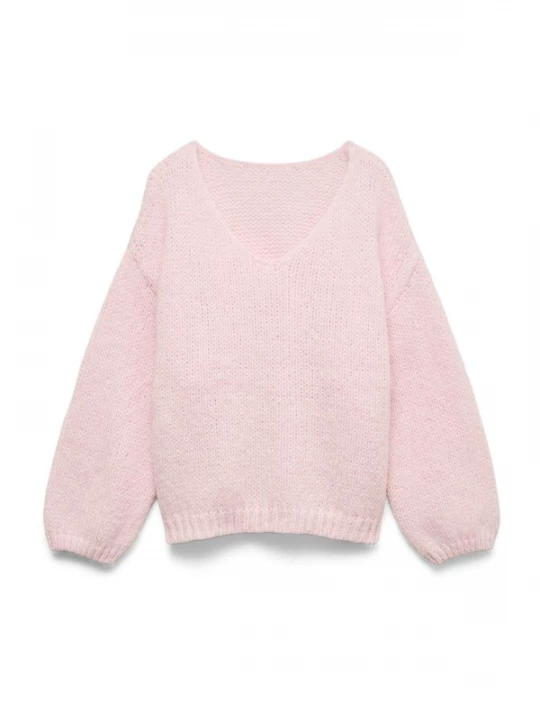 Foto van product VERO MODA Oversized trui 'VMMaybe' rosa