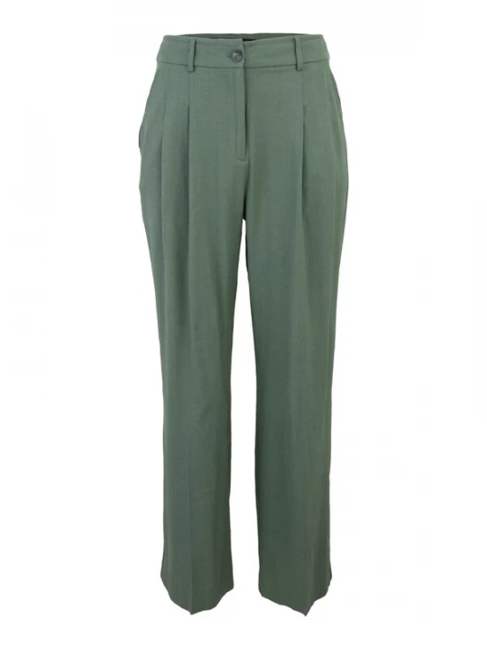 Foto van product Vero Moda Petite Bandplooibroek 'VMMALA' donkergroen