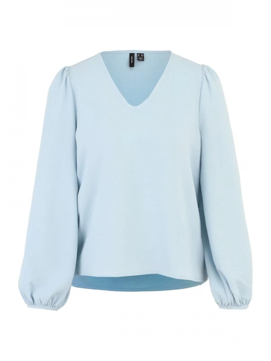 Foto van product Vero Moda Petite Blouse 'VMALVA' lichtblauw