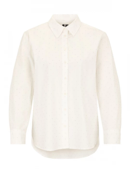 Foto van product Vero Moda Petite Blouse 'VMINGA RHINE' zilver / natuurwit