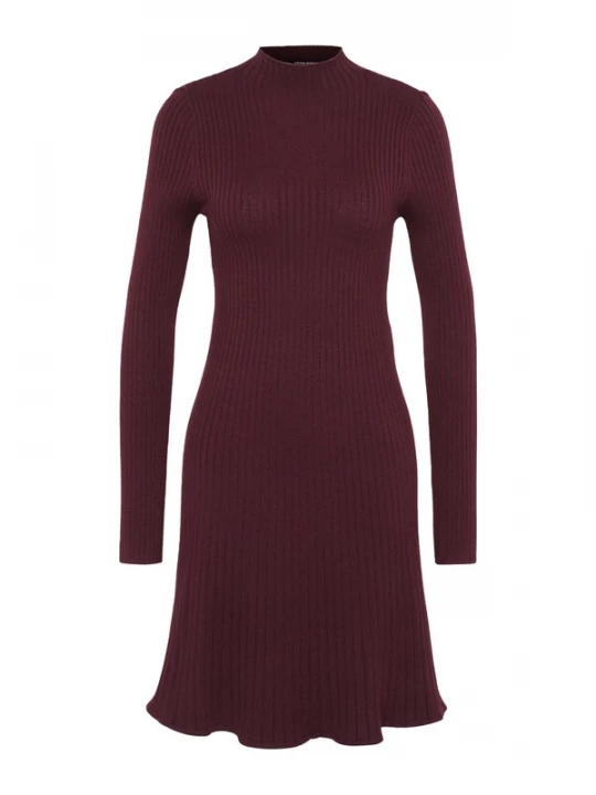 Foto van product Vero Moda Petite Gebreide jurk 'VMNANCY' wijnrood