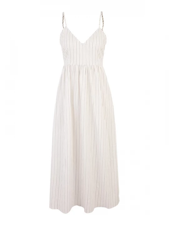 Foto van product Vero Moda Petite Jurk 'VMGLOW' vuurrood / wit