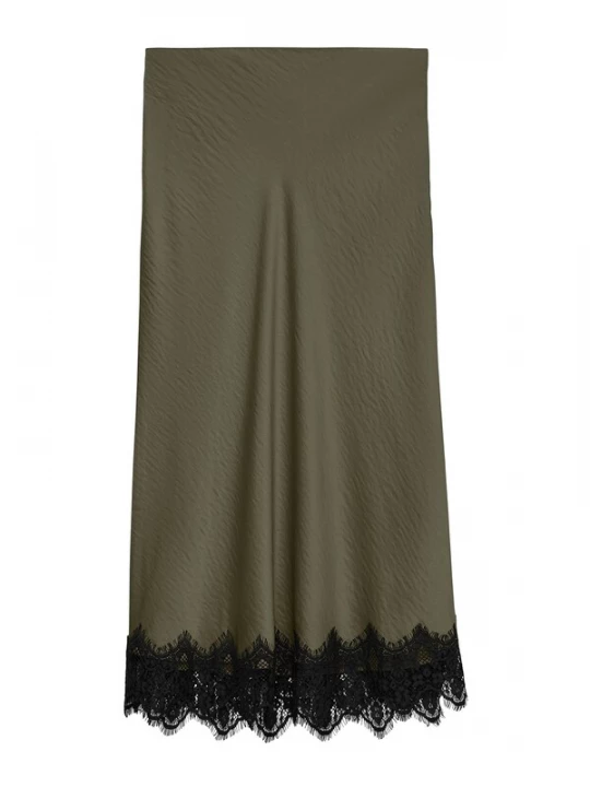 Foto van product Vero Moda Petite Rok 'VMAMAYA' olijfgroen