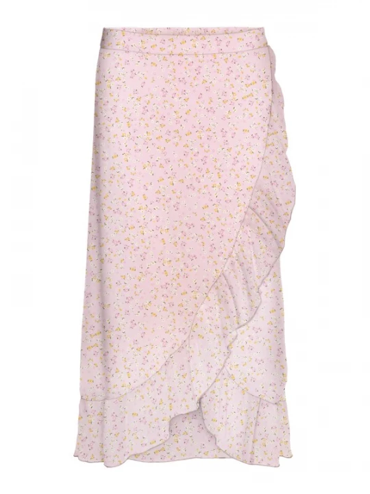 Foto van product Vero Moda Petite Rok 'VMSMILLA' curry / rosa / oudroze / wit