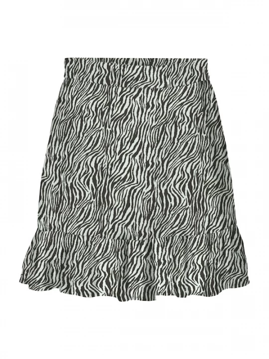 Foto van product Vero Moda Petite Rok 'VMSMILLA' zwart / offwhite