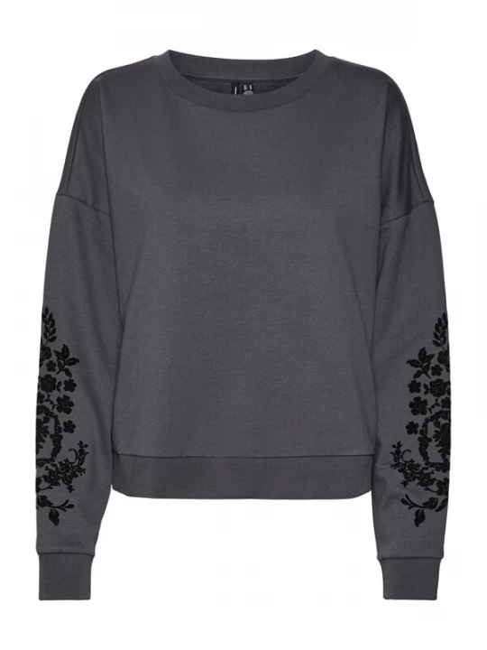 Foto van product Vero Moda Petite Sweatshirt antraciet / zwart